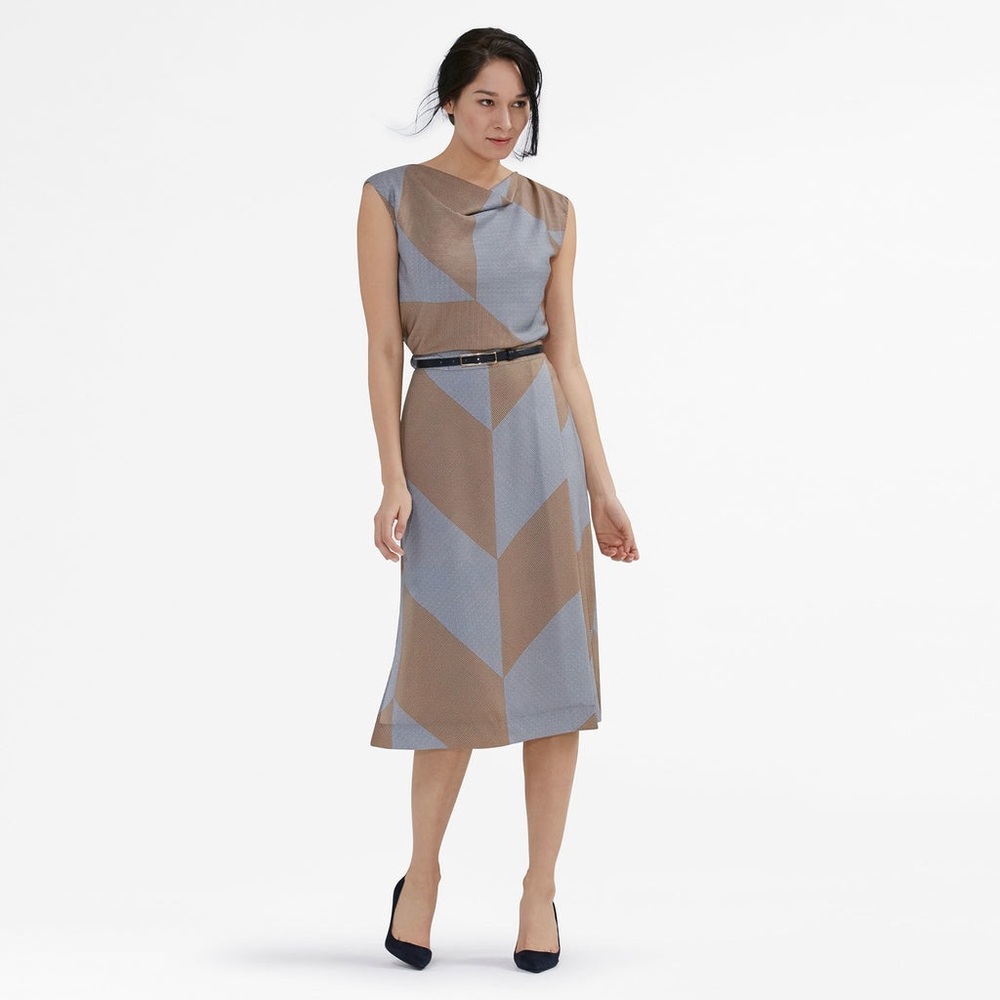 MM.LaFleur Rowling Top Size Medium in Checker Goldenrod